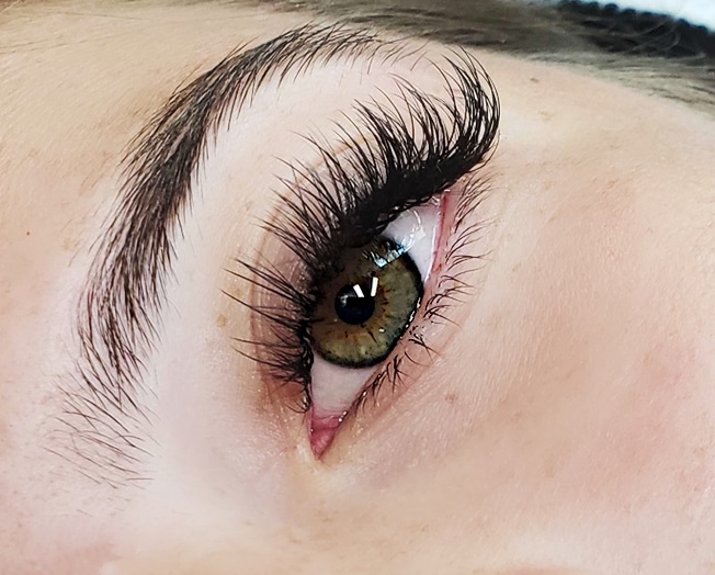 Volume eyelash extensions by A Beauty Collective in DFW TEXAS