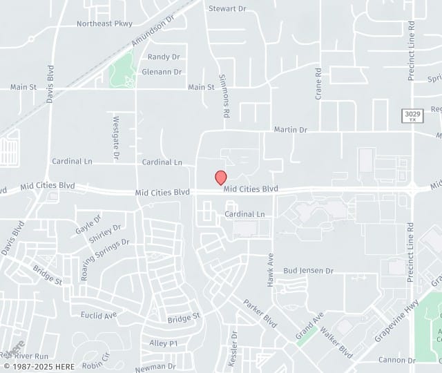 Location Map: 8625 Mid Cities Boulevard, Suite 300 North Richland Hills, Texas 76182